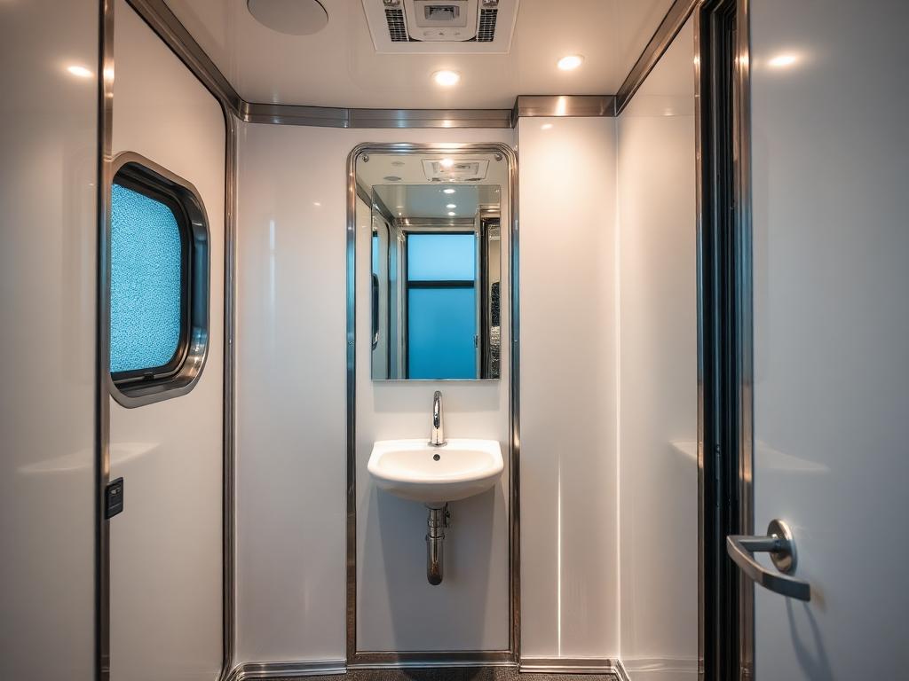 Luxury Restroom Trailers in Highland Park, MI